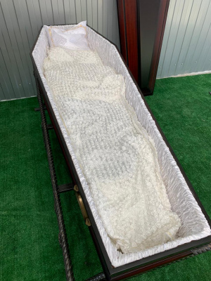 Покрывало атлас выбитые розы